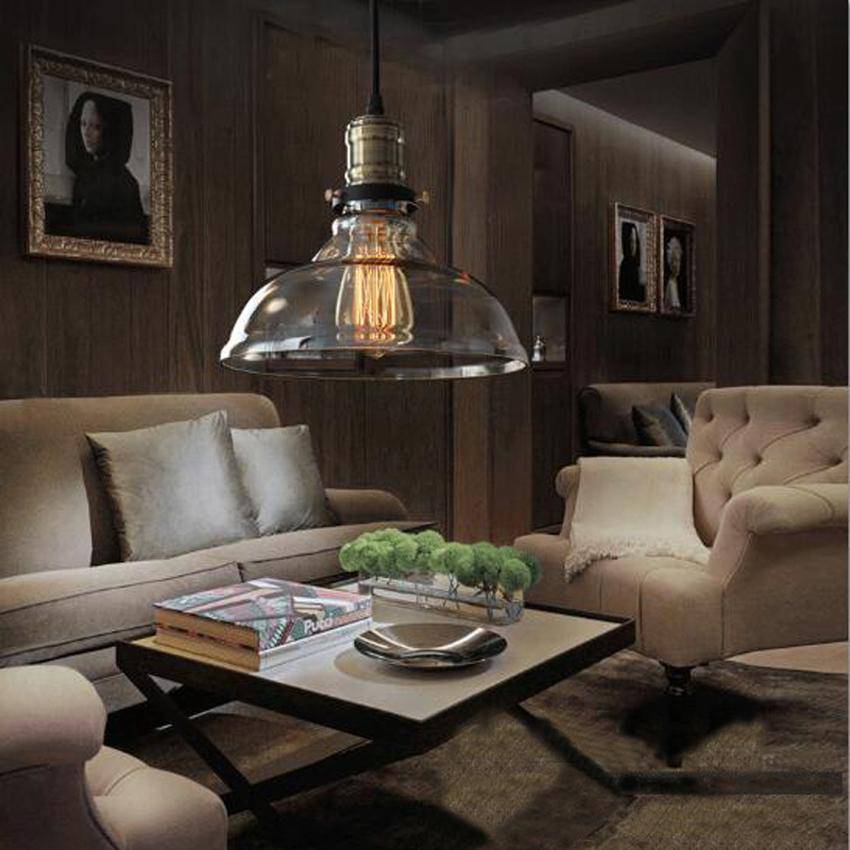 Kelsindra | Vintage Belvormige Glazen Hanglamp