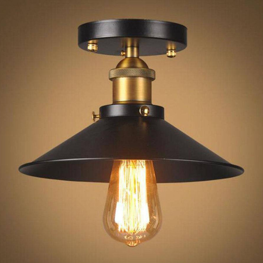 Krestlow | Vintage gewelfde frame rustieke retro plafondlamp