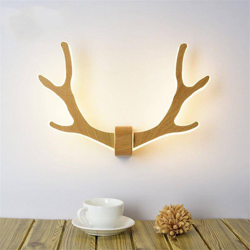 Rylondor | Sculpturale Gewei Silhouet Decoratieve Wandlamp