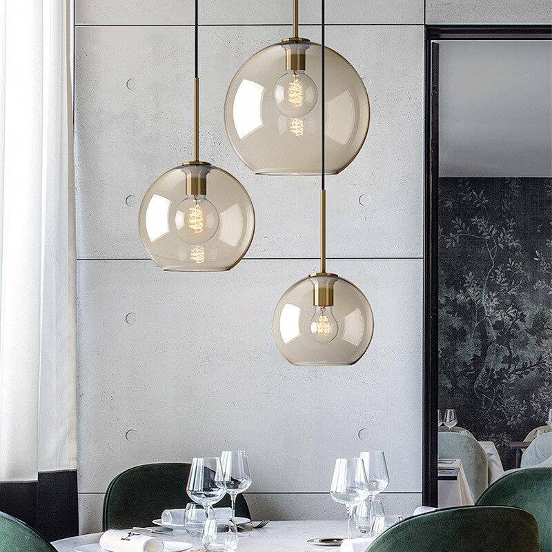 Zephirum | Geribd amberkleurig glas industriële stijl hanglamp