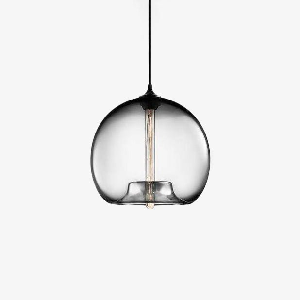 Belmounda | Moderne Sferische Getinte Glazen Bol Hanglamp