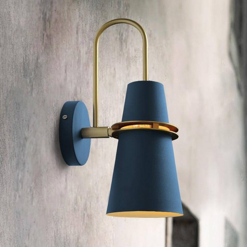 Kelvrist| Afgeronde Mid Century Retro Metalen Wandlamp