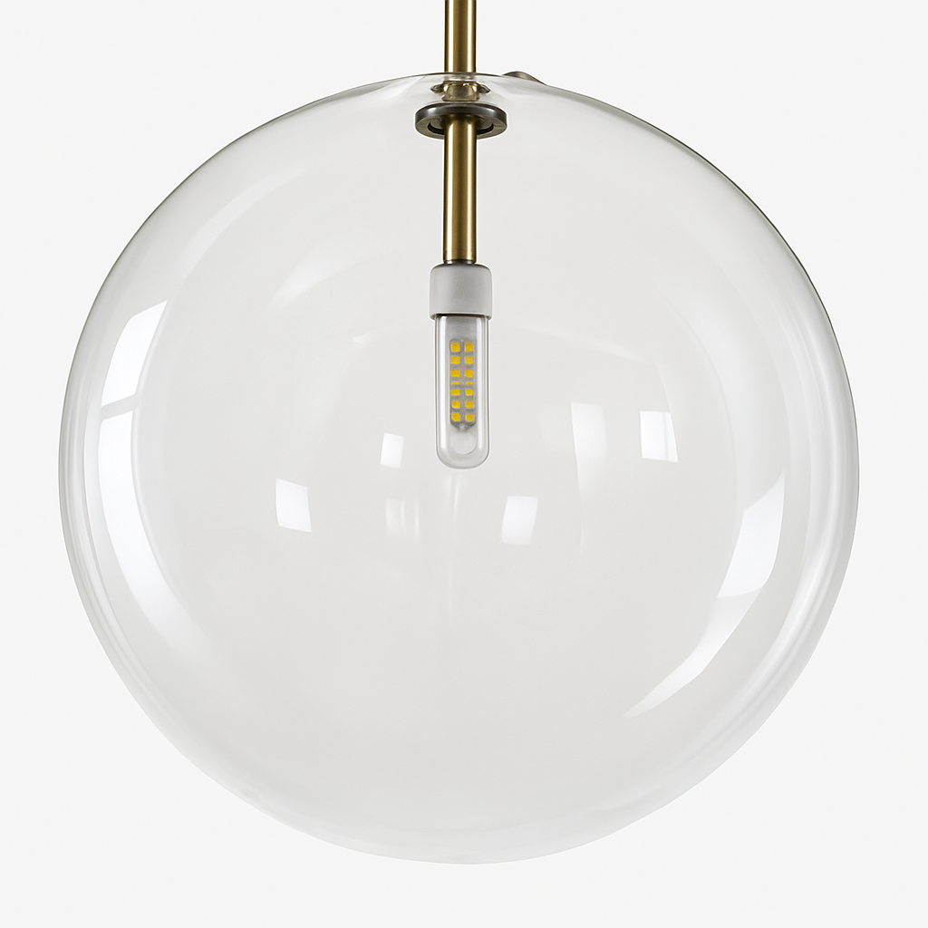 Verqis | Moderne Noordse Glazen Bol Hangende Hanglamp