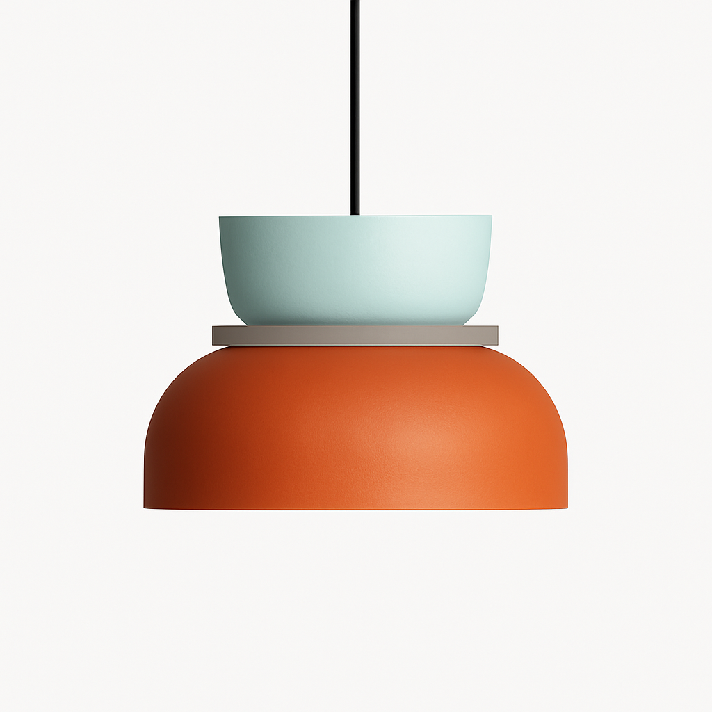 Velryth | Moderne Noordse Geometrische Metalen Hanglamp