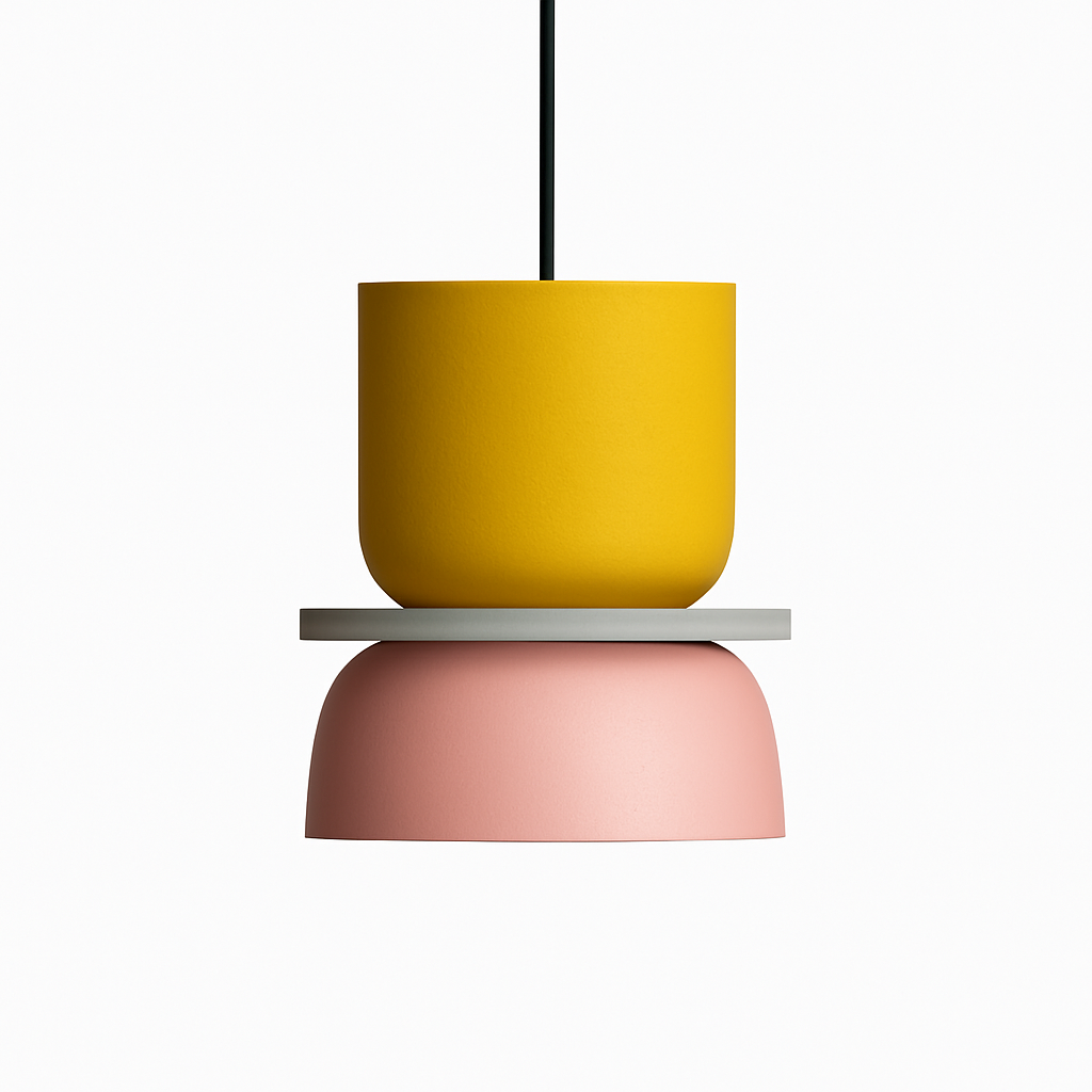 Velryth | Moderne Noordse Geometrische Metalen Hanglamp