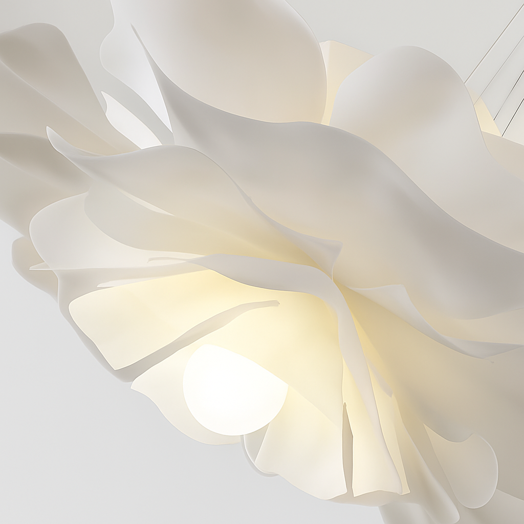 Belvondo | Minimalistische bloemvorm gelaagde hanglamp