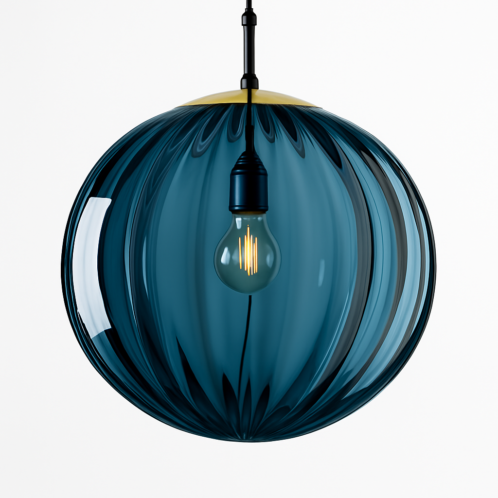 Valdory | Moderne Getinte Glazen Bol Hanglamp