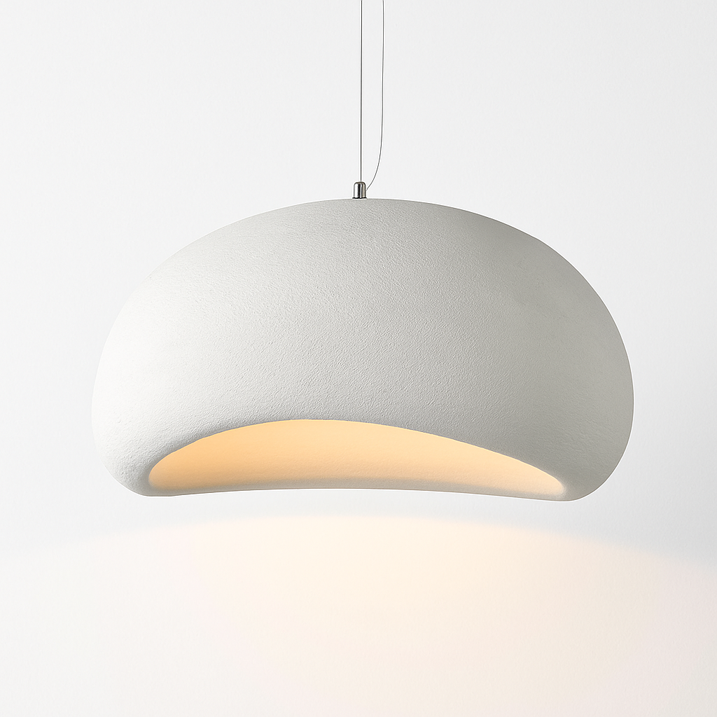 Vedrixle | Moderne Sculpturale Minimalistische Gebogen Polymeer Hanglamp