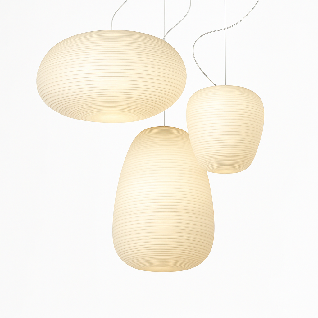 Valmorae | Coconsilhouet matglas hanglamp