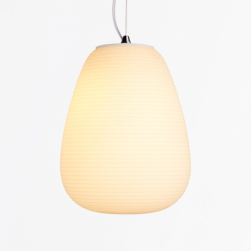 Valmorae | Coconsilhouet matglas hanglamp