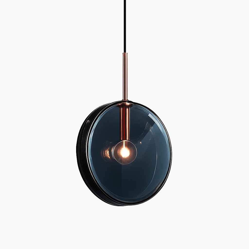 Quenoriz | Noordse Sferische Beschilderde Glazen Hanglamp