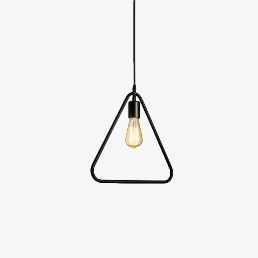 Kenjovik | Geometrische Draadframe Silhouet Stalen Hanglamp