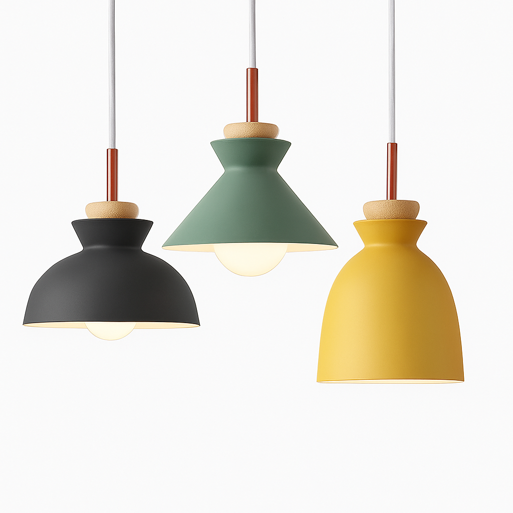 Ferune | Noordse Industriële Metalen Kap Hanglamp