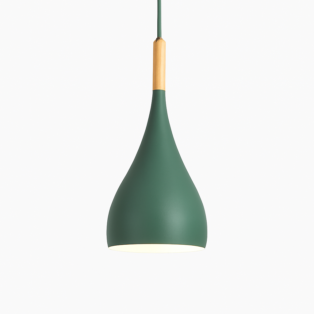 Velrion | Noordse Metalen en Houten LED Hanglamp Plafondlamp