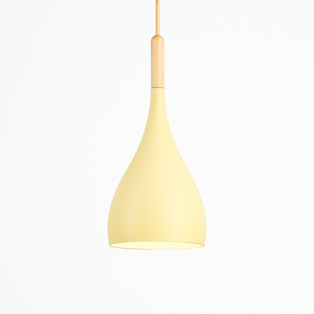 Velrion | Noordse Metalen en Houten LED Hanglamp Plafondlamp