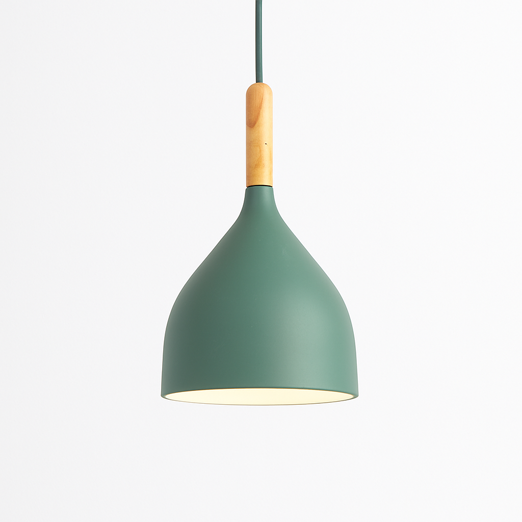Velrion | Noordse Metalen en Houten LED Hanglamp Plafondlamp