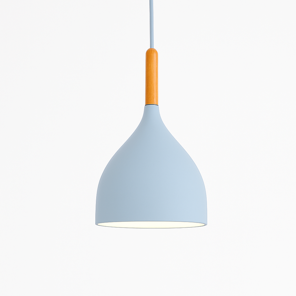 Velrion | Noordse Metalen en Houten LED Hanglamp Plafondlamp