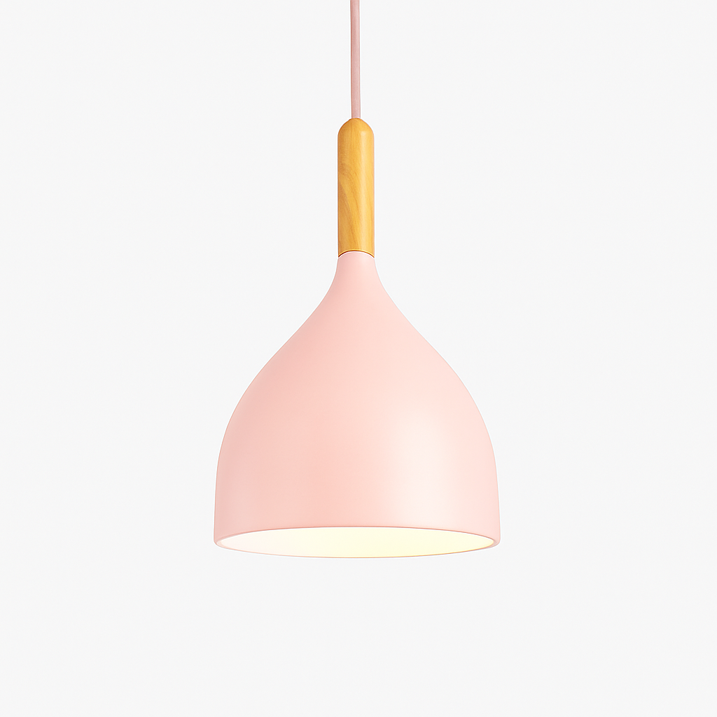 Velrion | Noordse Metalen en Houten LED Hanglamp Plafondlamp
