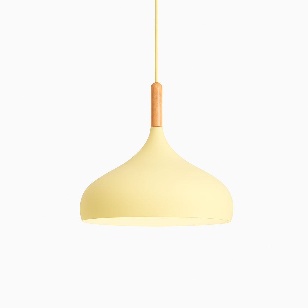 Velrion | Noordse Metalen en Houten LED Hanglamp Plafondlamp