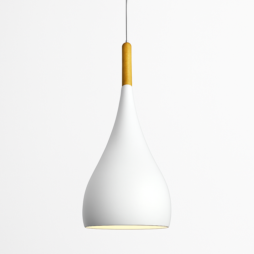 Velrion | Noordse Metalen en Houten LED Hanglamp Plafondlamp