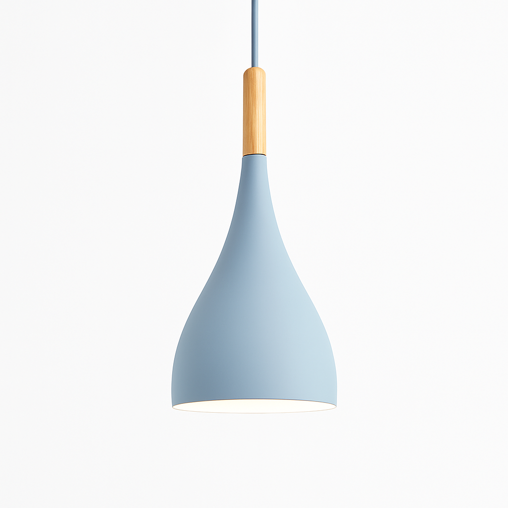 Velrion | Noordse Metalen en Houten LED Hanglamp Plafondlamp