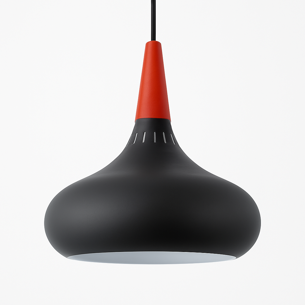 Vireallo| Moderne Houten Steel Metalen Koepel Loft Hanglamp