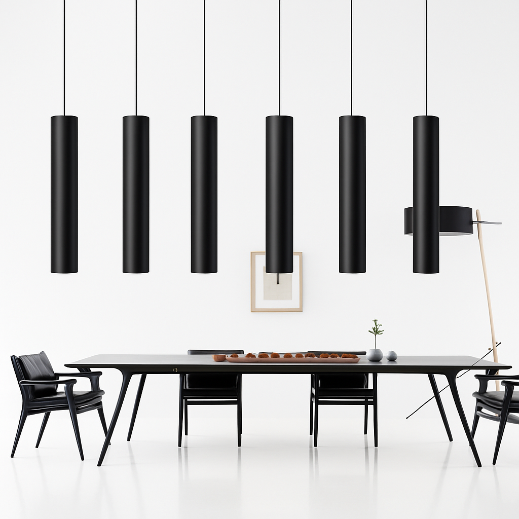 Veljore | Minimalistische Cilindrische Buishanglamp LED Plafondlamp