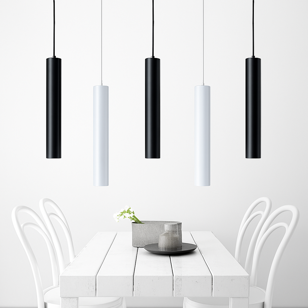 Veljore | Minimalistische Cilindrische Buishanglamp LED Plafondlamp