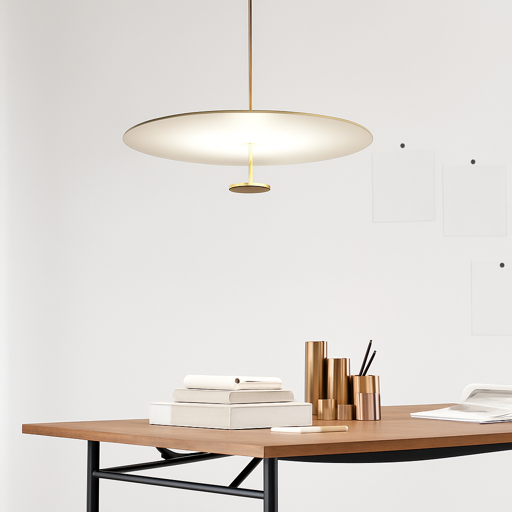 Jondariz | Cirkelvormige ultradunne minimalistische hanglamp