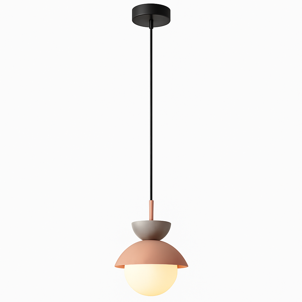 Velsatori | Noordse cirkelvormige matte bol hanglamp