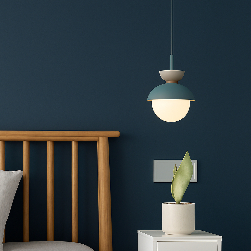Velsatori | Noordse cirkelvormige matte bol hanglamp