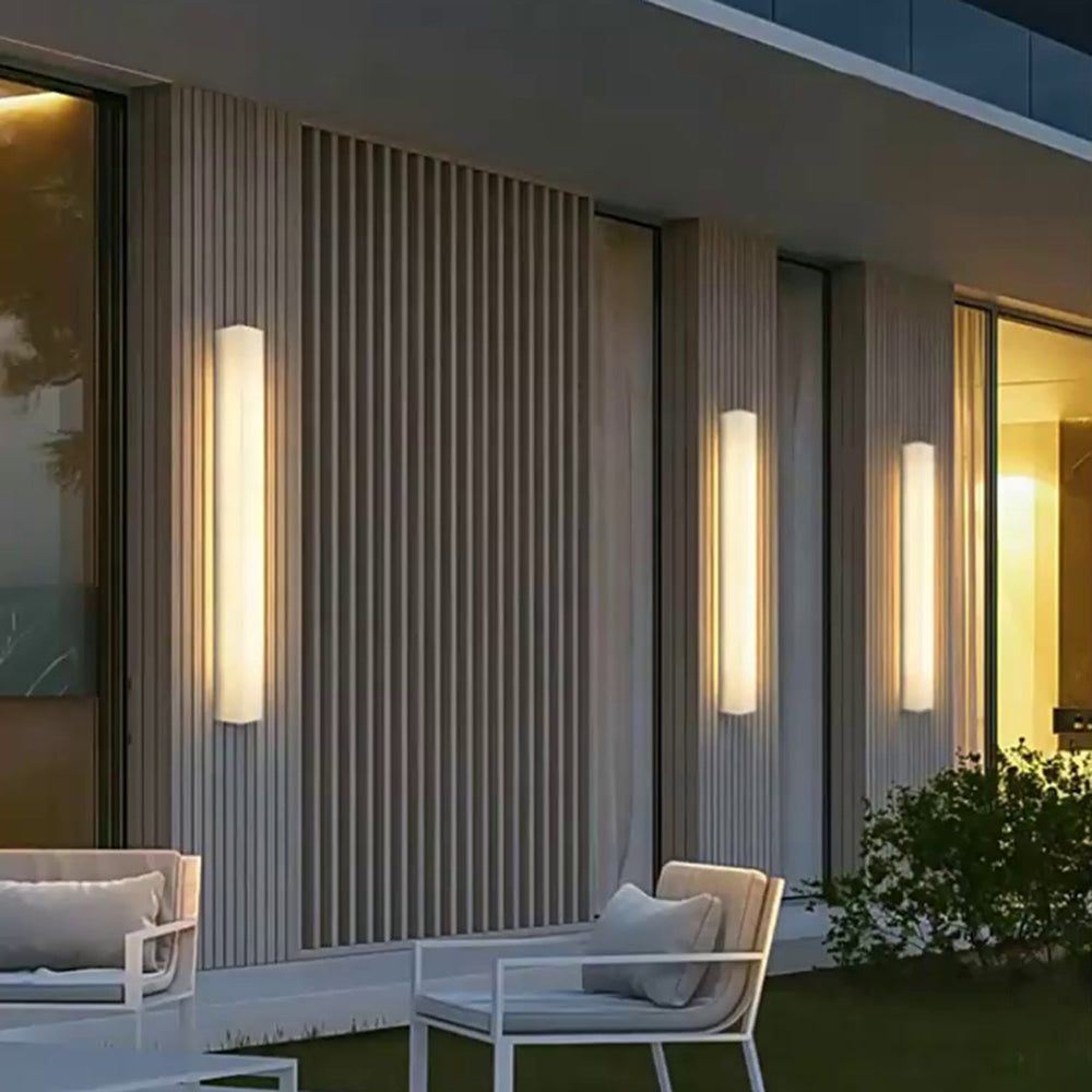 Aerisvall | Moderne Geometrische Slanke Rechthoekige Buitenwandlamp