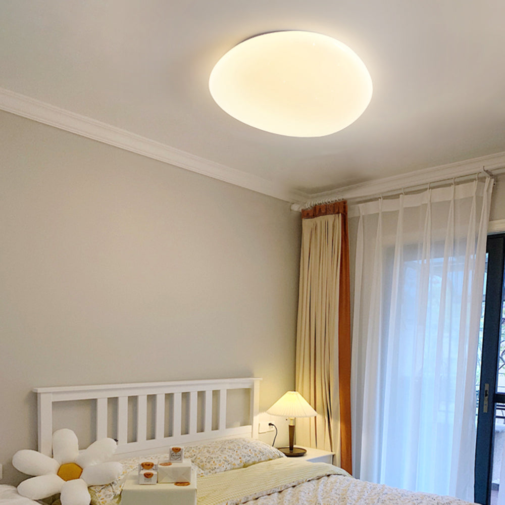 Aehelis | Moderne Minimalistische Onregelmatige Kiezel Silhouet LED Plafondlamp