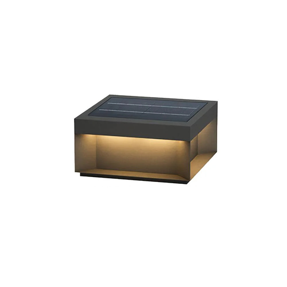 Vylno | Minimalistische Geometrische Kolom Zonne-energie Buitenverlichting