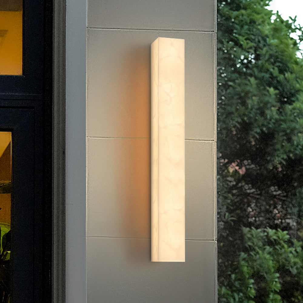 Aerisvall | Moderne Geometrische Slanke Rechthoekige Buitenwandlamp