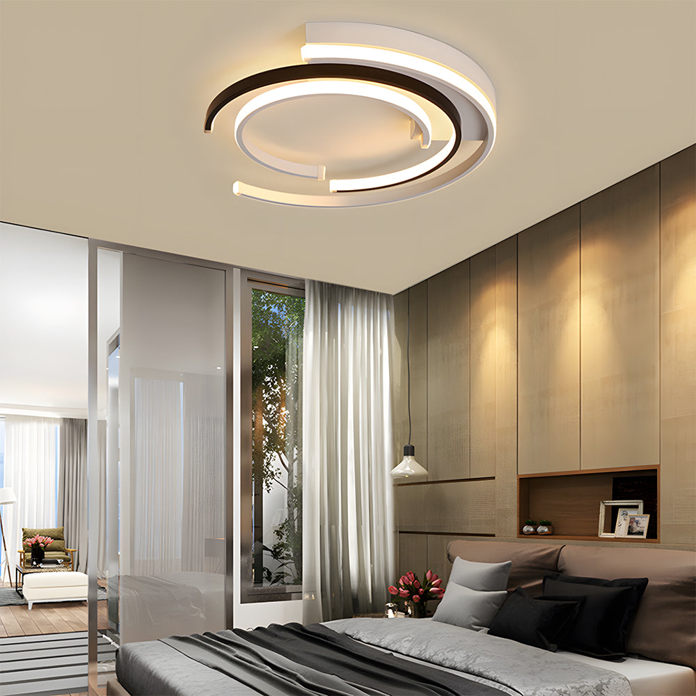 Eclipse | Moderne Overlappende Ring Plafondlamp