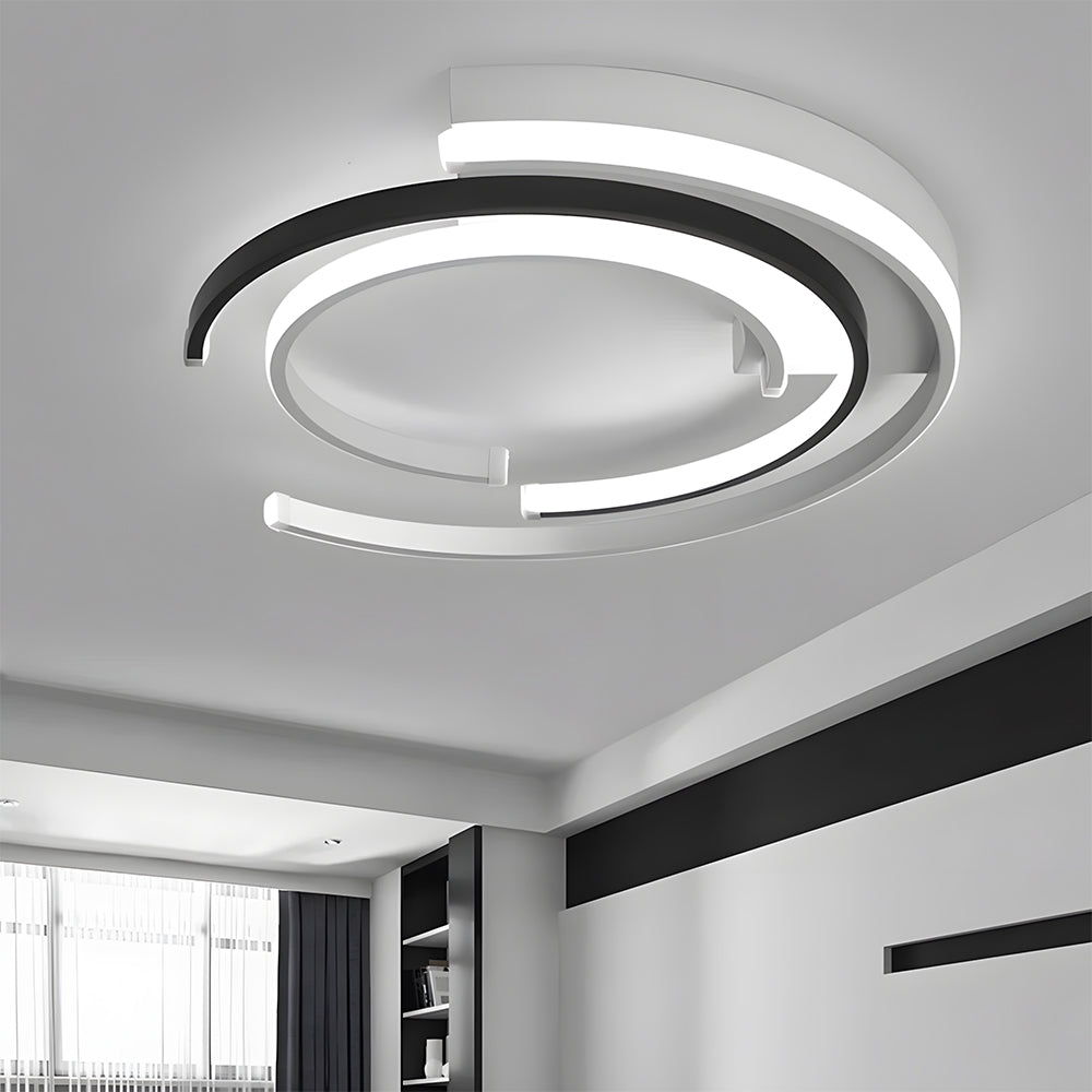 Eclipse | Moderne Overlappende Ring Plafondlamp