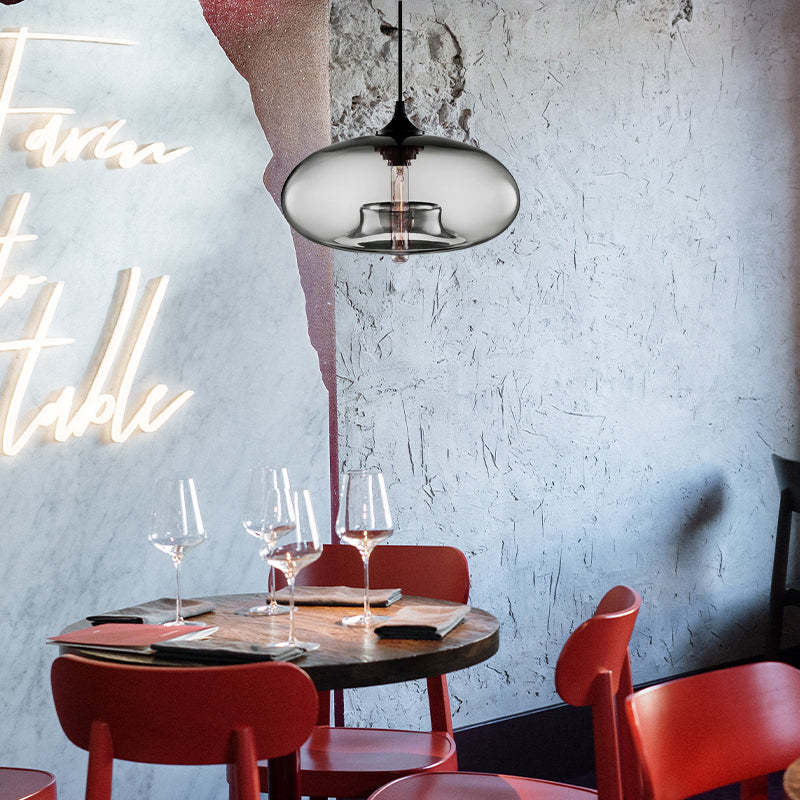 Aerisue | Noordse Glas Vaasje Silhouet Hanglamp