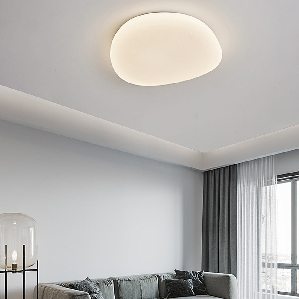 Aehelis | Moderne Minimalistische Onregelmatige Kiezel Silhouet LED Plafondlamp