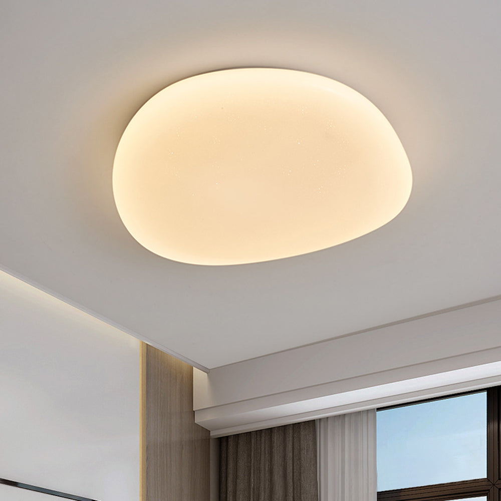 Aehelis | Moderne Minimalistische Onregelmatige Kiezel Silhouet LED Plafondlamp