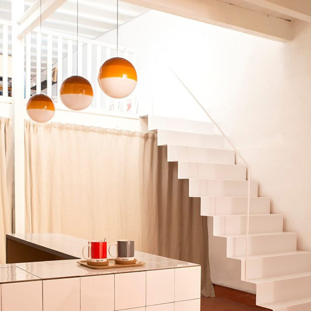 Lithose | Artistieke Sferische Bubbel Glazen Hanglamp