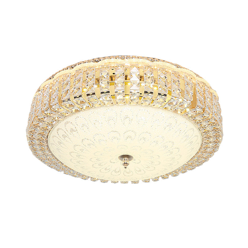 Auralis | Hedendaagse Geometrische Kristallen Ring Plafondlamp