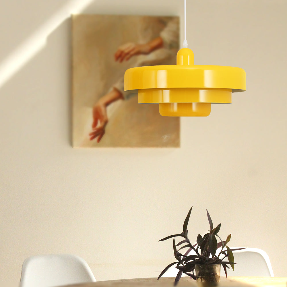 Retrova | Mid-Century Moderne Laaggedraaide IJzeren Hanglamp