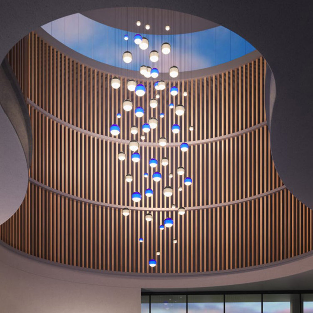 Lithose | Artistieke Sferische Bubbel Glazen Hanglamp