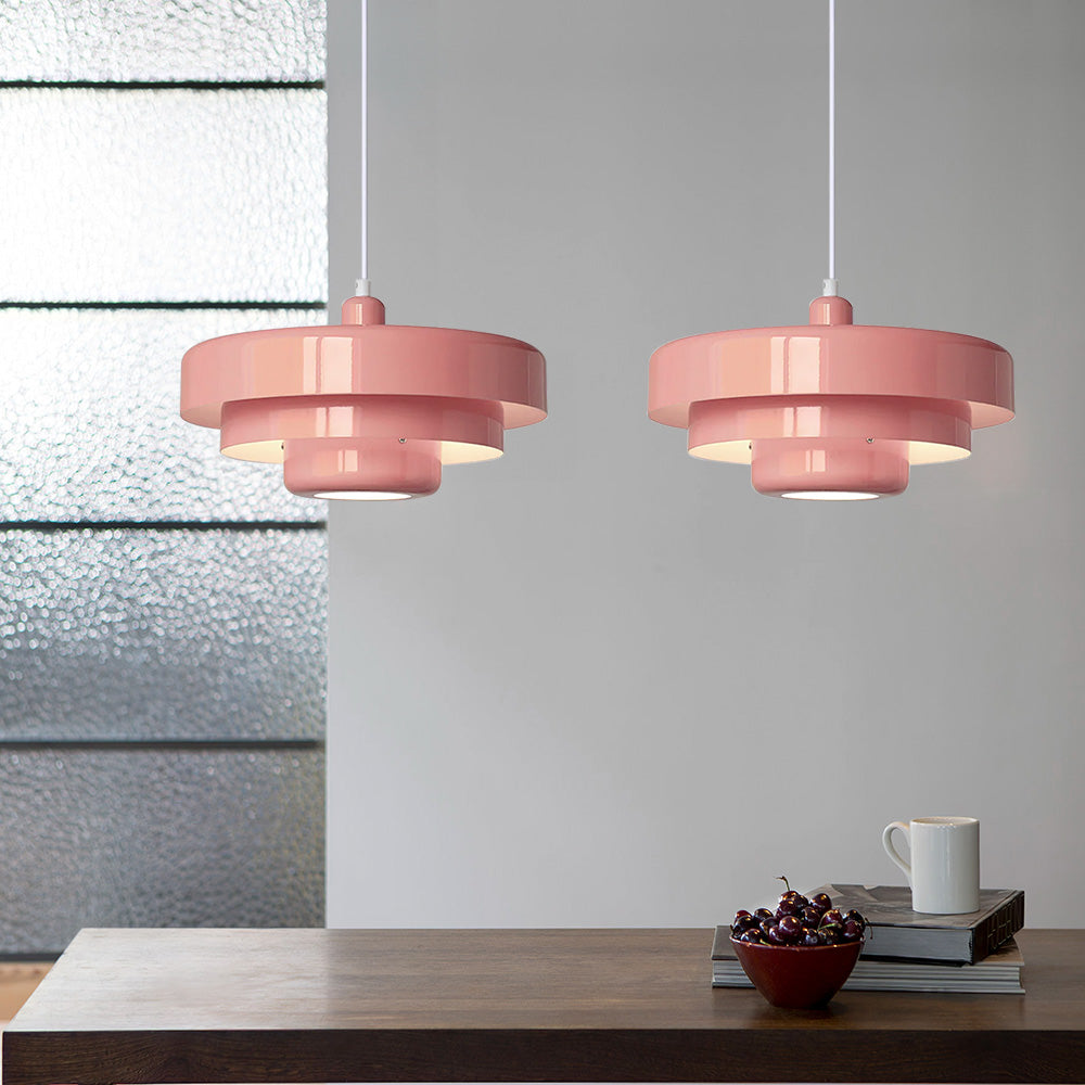 Retrova | Mid-Century Moderne Laaggedraaide IJzeren Hanglamp