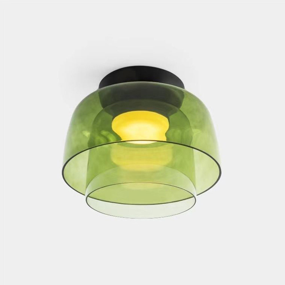 Nebula | Moderne Laagglanzende Glazen Koepel Plafondlamp
