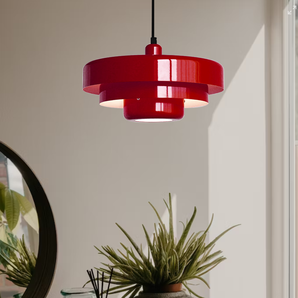 Retrova | Mid-Century Moderne Laaggedraaide IJzeren Hanglamp