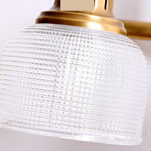 Nivalis | Elegante Prismatic Ribbel Glazen Vanity Wandlamp