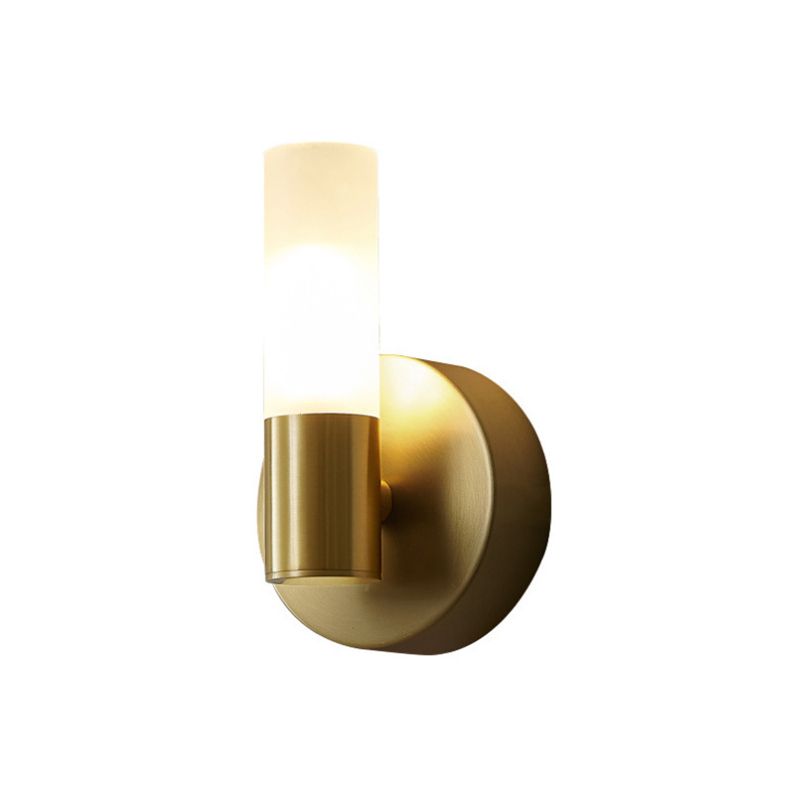 Aerisvold | Moderne Cilindrische Acryl en Metalen Wandlamp