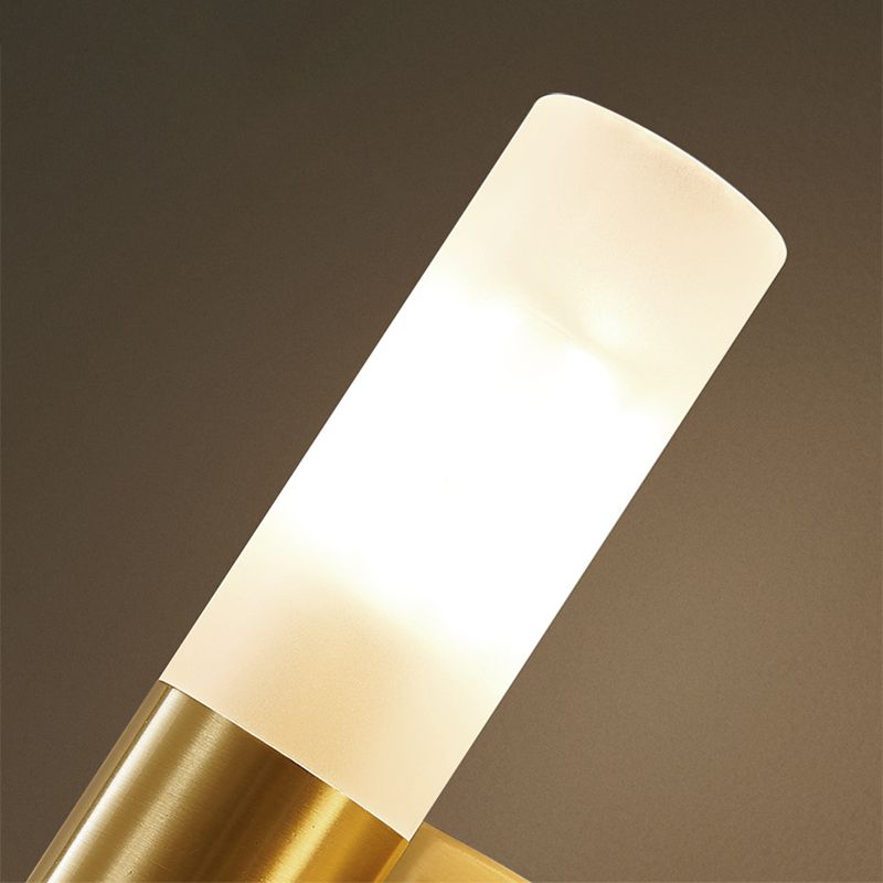Aerisvold | Moderne Cilindrische Acryl en Metalen Wandlamp